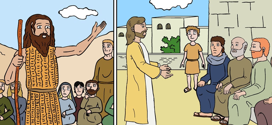 Jésus aux Juifs : « J'ai pour moi un témoignage plus grand que celui de Jean : le Père m'a envoyé »